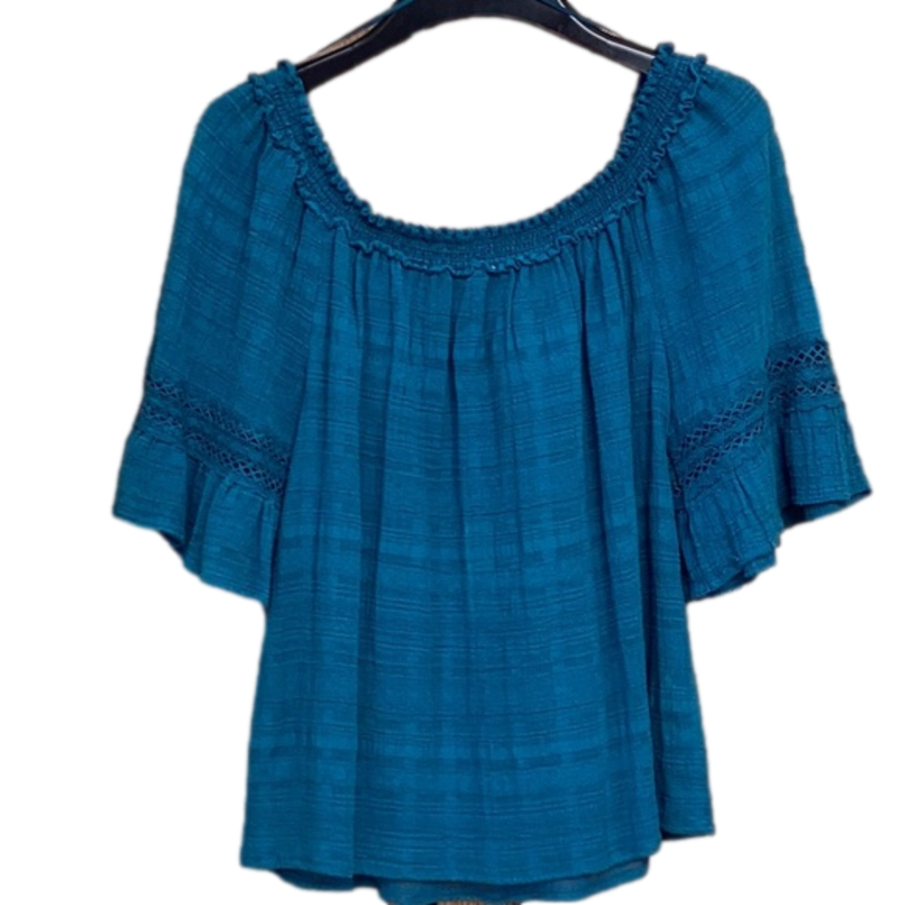 Max Studio peasant top, bohemian blouse. Women’s size medium